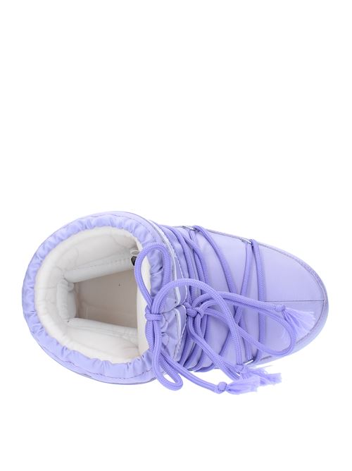 Stivaletti da neve modello ICON LOW NYLON MOON BOOT in nylon tecnico idrorepellente MOON BOOT | 140934LILLA